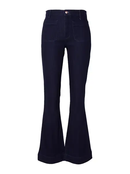WRANGLER Džínsy 'FLARE'  tmavomodrá