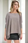 81734 Dewberry Knitwear Womens Poncho-VISION