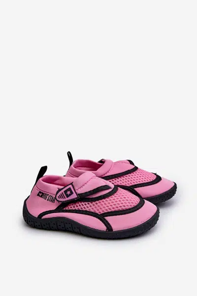 BIG STAR SHOES Dětské boty do vody růžové Big Star
