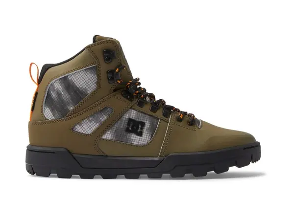 Dc shoes pánské boty Pure HT WR Olive / Black | Černá | Velikost 11 US