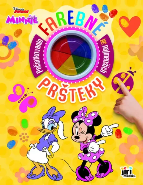 Farebné pršteky Minnie