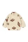 Konges Sløjd  bunda dětská fleecová JODY TEDDY HALF ZIP GRS