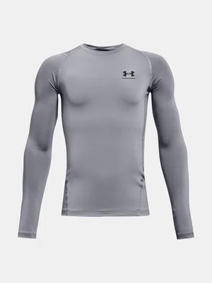 Chlapecké tričko Under Armour UA HG Armour LS-GRY - Kluci