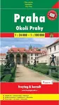Praha plán 1:24 000 (velký rozsah) (poškozené)