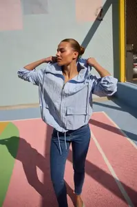 Marisse dámská bunda L-KU-4910 světle modrá