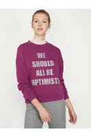 Koton Women's Pink Sweatshirt