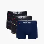 Pánské boxerky ATLANTIC 3Pack - vícebarevné