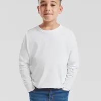 Biała koszulka dziecięca Valueweight Fruit of the Loom