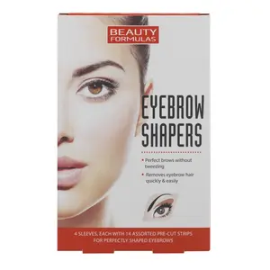 BEAUTY FORMULAS Depilačné pásky na obočie