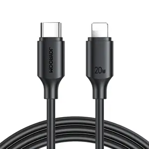 USB-C kábel - Lightning 480Mb/s 20W - 2m - Čierna