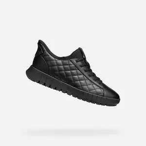 Black Women's Geox Flextride Plus Sneakers - Women's