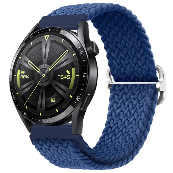 BStrap Elastic Nylon remienok na Samsung Galaxy Watch 3 41mm, cold blue