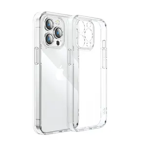 Joyroom Rugged silikónový kryt na iPhone 14 Pro Max, priesvitný