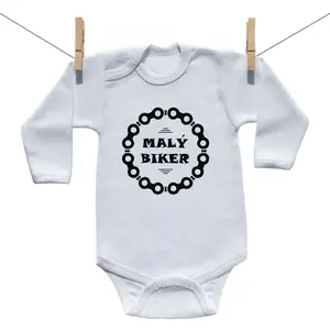 Boodyy Body s dlhým rukávom Malý biker 56 (0-2 mesiace)