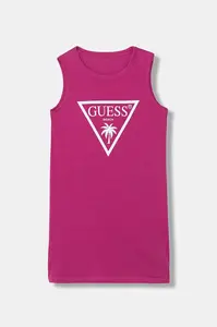 Guess Dětské bavlněné šaty Guess