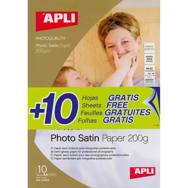 Fotopapier APLI A4 Satin 200g 20 hárkov-