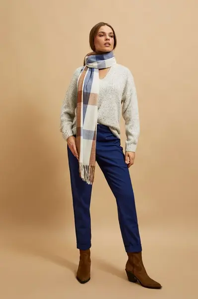 Marisse Checkered Scarf