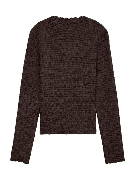 VERO MODA Tričko 'VMZia'  čokoládová