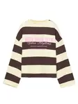 Pull&Bear Mikina 'PACIFIC'  tmavohnedá / svetložltá / staroružová