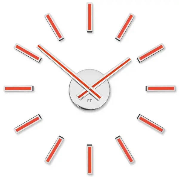 Future Time Nalepovacie hodiny Modular Red FT9400RD