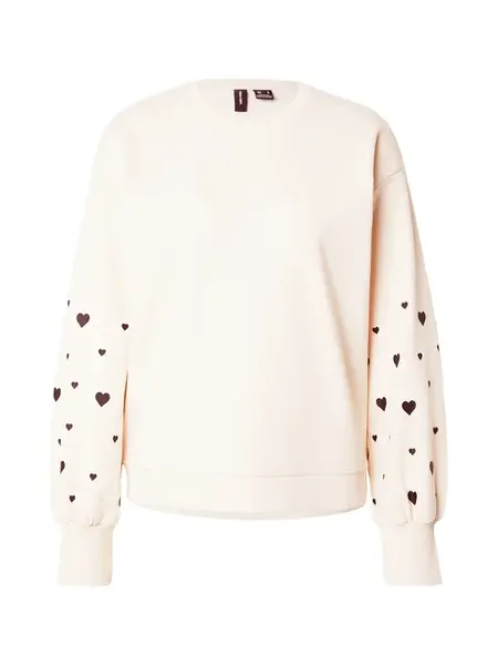 VERO MODA Mikina 'VMLILJE'  žltohnedá / čokoládová