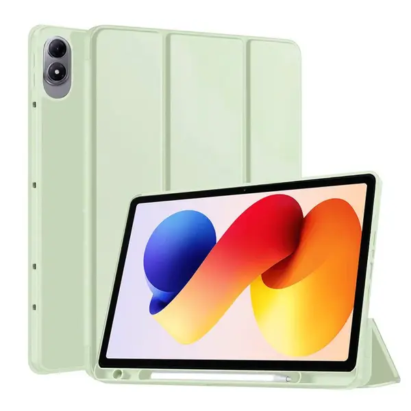 Techsuit Flex Trifold pouzdro, Xiaomi Redmi Pad 2 Pro, světle zelené