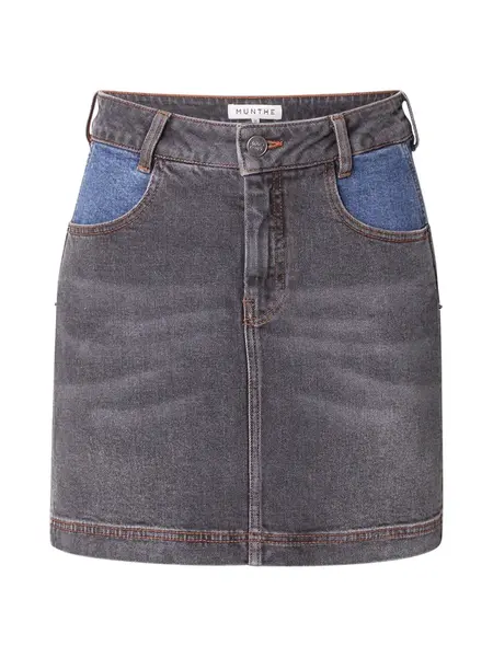 Munthe Sukňa 'SALBA'  modrá / čierny denim
