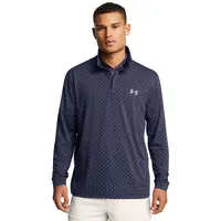 UA Playoff Printed 1/4 Zip-BLU