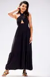 Awama Woman's Dress A583 Black