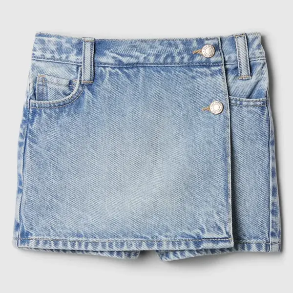 GAP Dětská džínová kraťasová sukně - Holky