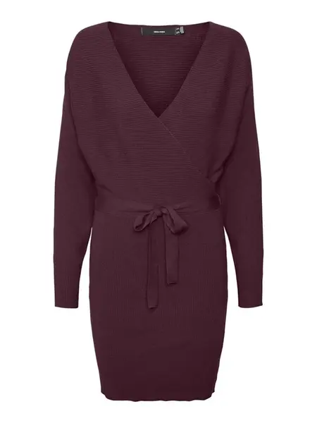 VERO MODA Pletené šaty  černicová