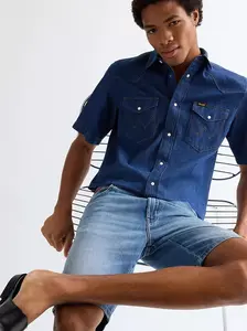 Pánské šortky WRANGLER TEXAS SHORTS HARBOR BLUE 112377790 Velikost: 44