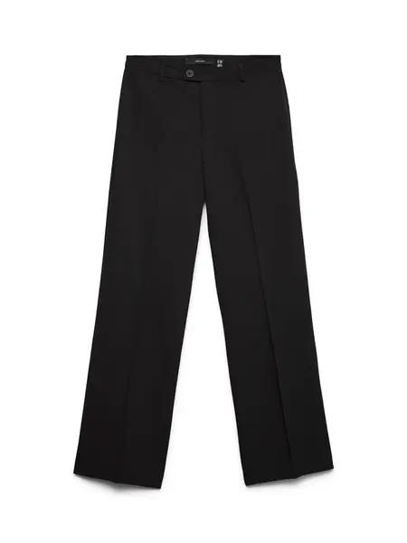 VERO MODA Nohavice s pukmi 'VMTexas'  čierna