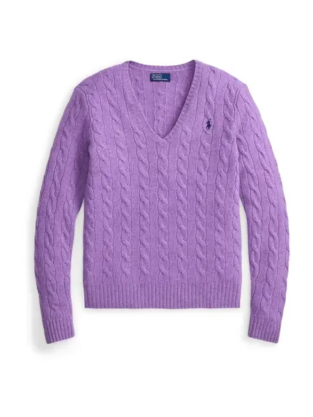 Polo Ralph Lauren Sveter  fialová melírovaná
