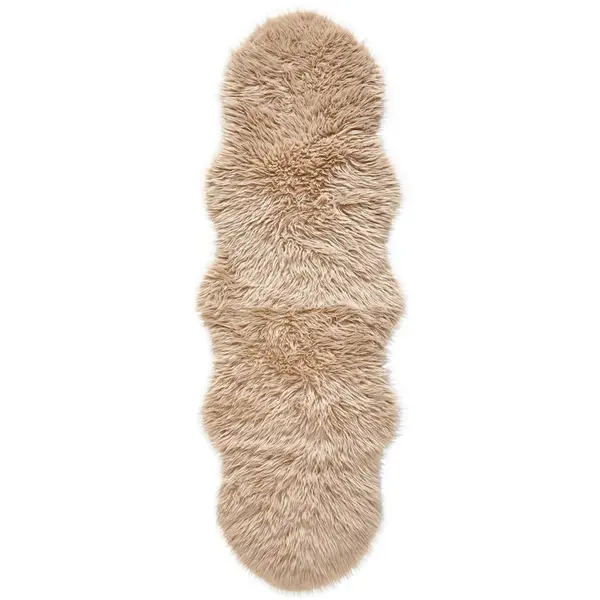 Novel UMĚLÁ KOŽEŠINA, 60/180 cm, béžová