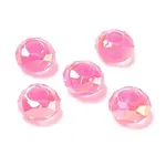 Electroplate Transpant Resin European Beads