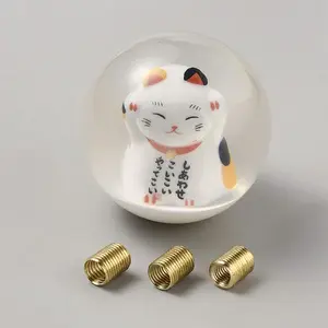 Resin Lucky Cat Car Shift Knob Ball Replacement