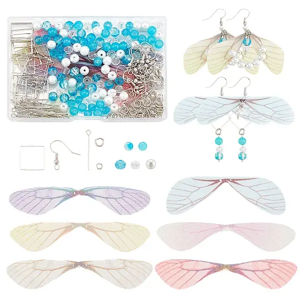 Ocean Theme DIY Glass Earring Jewelry Making Kits