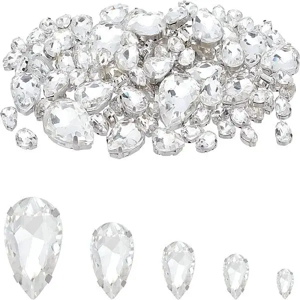 5 Style Sew on Rhinestone