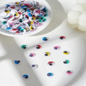 Half Round Plastic Doll Wiggle Eyes Cabochons