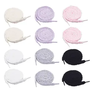 6 Pairs 6 Colors Polyester Shoelace Bands