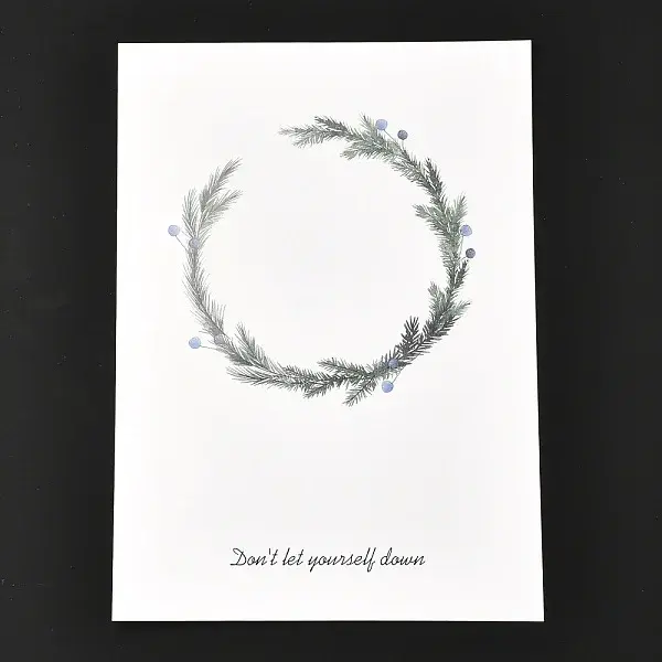 Rectangle Painting Paper Cards