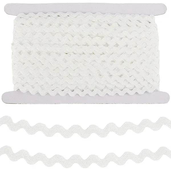 50 Yards Polyester Wavy Fringe Trim Ribbon