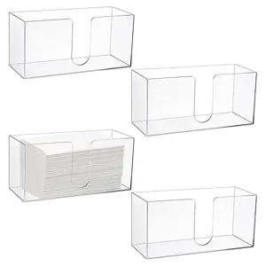 4Pcs Acrylic Paper Holders