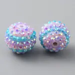 Resin Rhinestone Beads