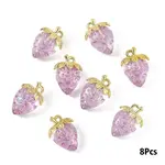 Transparent Acrylic with Alloy Pendants
