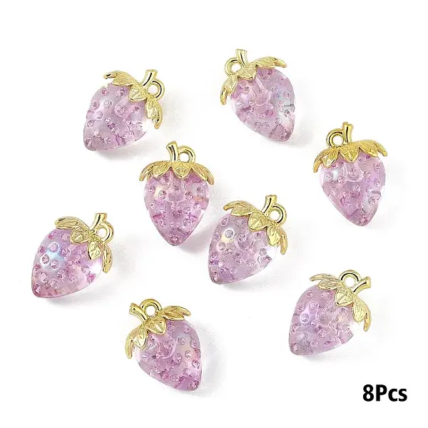 Transparent Acrylic with Alloy Pendants