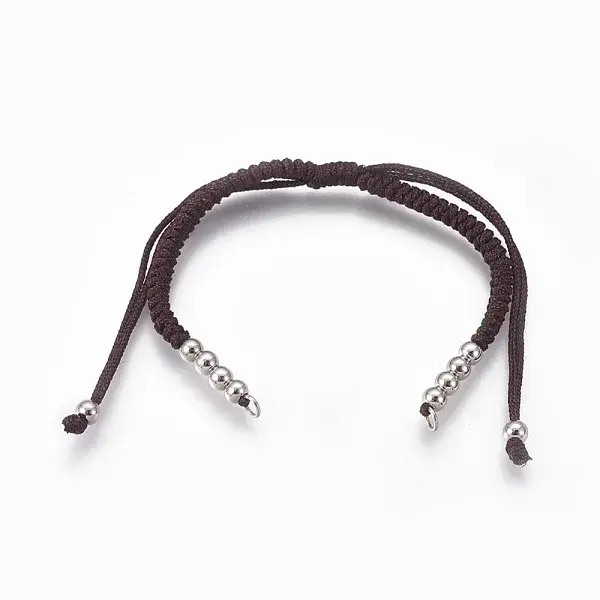 Nylon Cord Braided Bead Bracelets Making