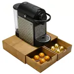 Desktop Wood File Storage Boxes with Double Drawer