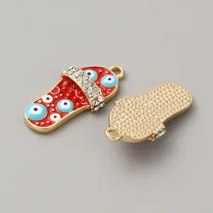 Zinc Alloy Enamel Pendant